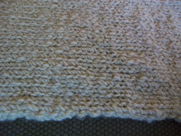 Closer view of the knit