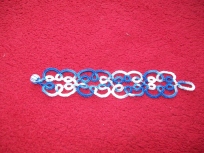 Bracelet in blue/white multi